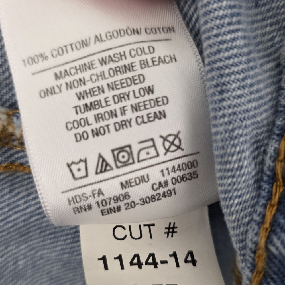 NWT Hudson Trucker Jean Jacket Coat 1X Plus Size Layered Fashion - Picture 6 of 7